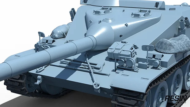 AMX Canon dassaut de 105 France Tank destroyer 1:35 scale resin kit