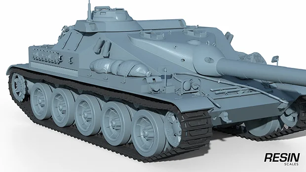 AMX Canon dassaut de 105 France Tank destroyer 1:35 scale resin kit
