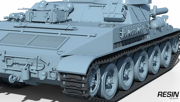 AMX Canon dassaut de 105 France Tank destroyer 1:35 scale resin kit