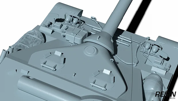 AMX Canon dassaut de 105 France Tank destroyer 1:35 scale resin kit