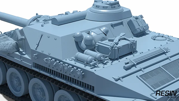 AMX Canon dassaut de 105 France Tank destroyer 1:35 scale resin kit