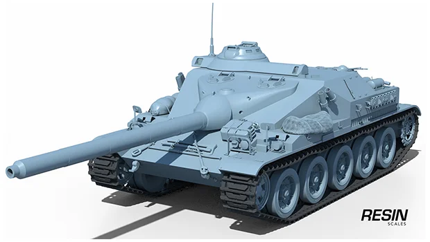 AMX Canon dassaut de 105 France Tank destroyer 1:35 scale resin kit