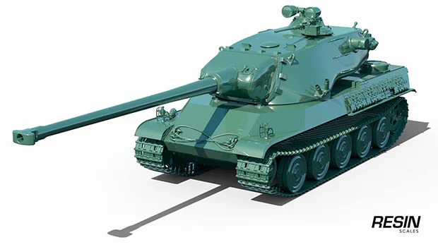 AMX M4 mle. 54 French heavy tank 1:35 scale resin kit