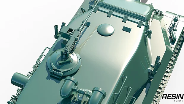 AMX M4 mle. 54 French heavy tank 1:35 scale resin kit