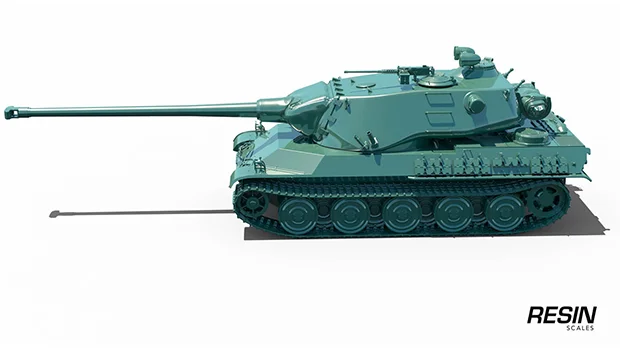 AMX M4 mle. 54 French heavy tank 1:35 scale resin kit