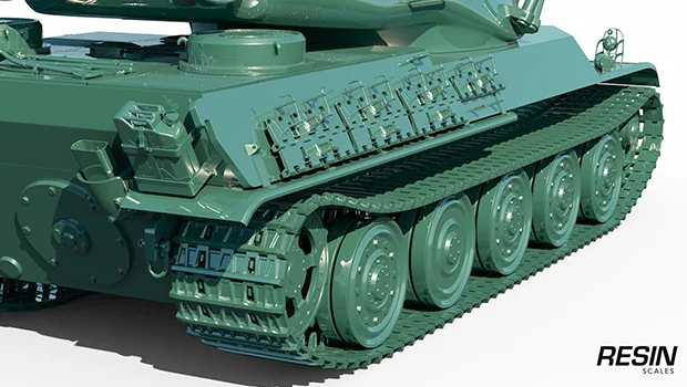 AMX M4 mle. 54 French heavy tank 1:35 scale resin kit