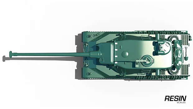 AMX M4 mle. 54 French heavy tank 1:35 scale resin kit