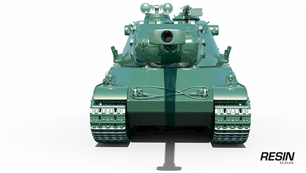 AMX M4 mle. 54 French heavy tank 1:35 scale resin kit