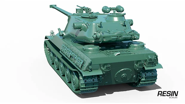 AMX M4 mle. 54 French heavy tank 1:35 scale resin kit