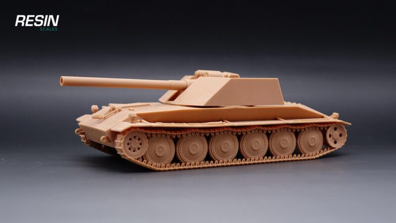 Rhm.-Borsig Waffenträger WoT 1:35 scale Resin Kit ready made tank model - ResinScales