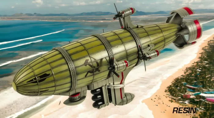 Kirov Airship Red Alert 2 1:350 Resin Kit