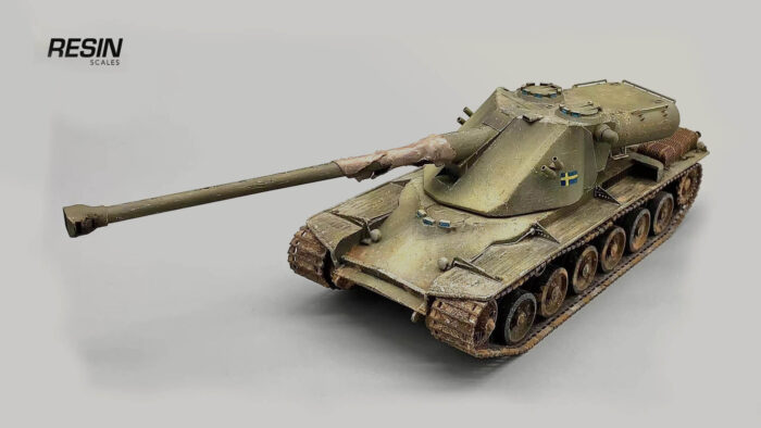 KRV Kranvagn Sweden Heavy Tank 1:35 Scale Resin Kit