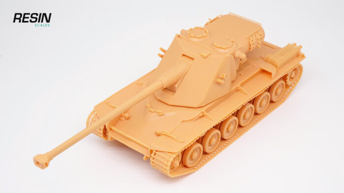 KRV Kranvagn Sweden Heavy Tank 1:35 Scale Resin Kit - Image 2