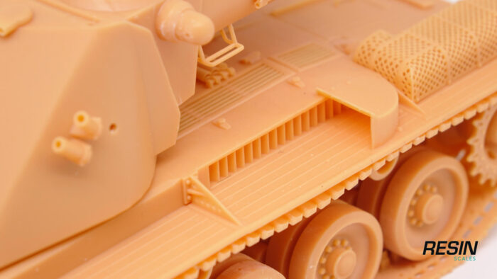 KRV Kranvagn Sweden Heavy Tank 1:35 Scale Resin Kit - Image 7