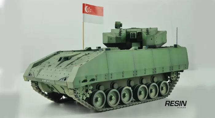 Hunter AFV Singapore 1:35 Scale Resin Kit - Image 6