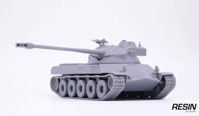 Lorraine 40T French Medium Tank Prototype 1/35 Resin Kit - Image 3