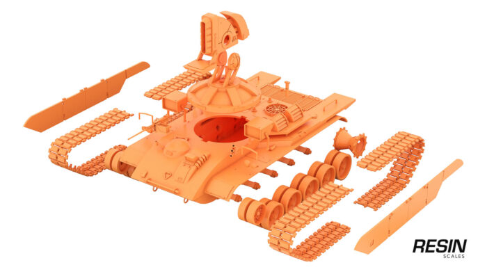 Prism Tank (Red Alert 2) 1:35 Scale Resin Kit - Image 5