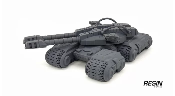 Mammoth Mk. III GDI With Railguns 1:35 Scale Resin Kit - Image 6