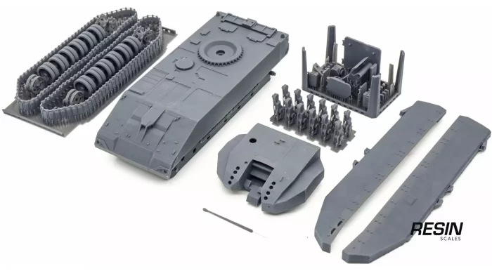 Hunter AFV Singapore 1:35 Scale Resin Kit - Image 12