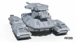 M808B Scorpion Main Battle Tank Halo 1:35 Scale Resin Kit - Image 5