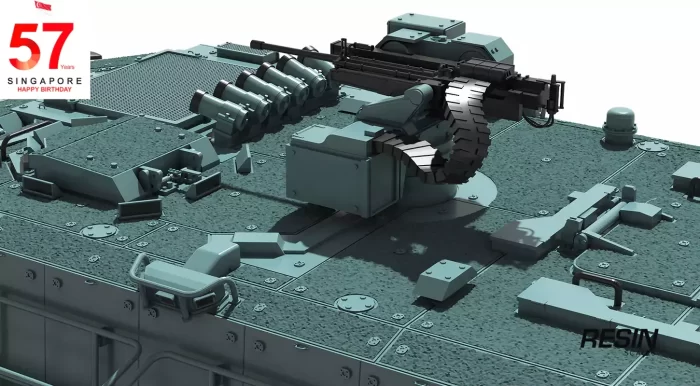 Terrex Infantry Carrier Vehicle (ICV) Singapore Ireland 1:35 Resin Kit - Image 11