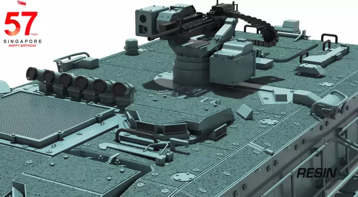 Terrex Infantry Carrier Vehicle (ICV) Singapore Ireland 1:35 Resin Kit - Image 12