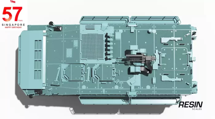 Terrex Infantry Carrier Vehicle (ICV) Singapore Ireland 1:35 Resin Kit - Image 18