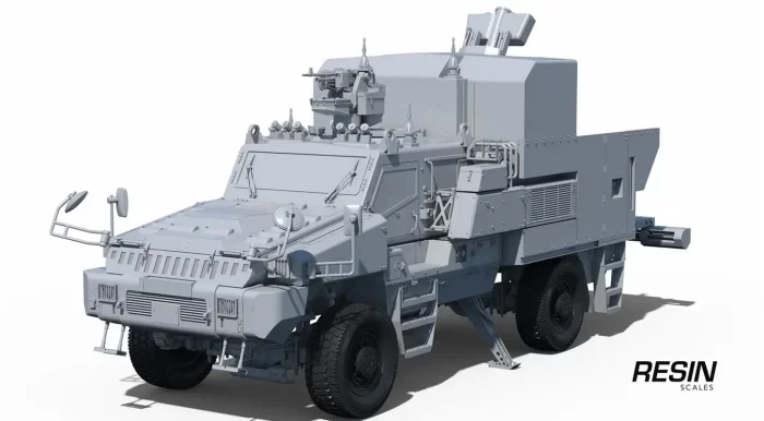 Belrex Protected Vehicle Singapore South Africa 1:35 Resin Kit