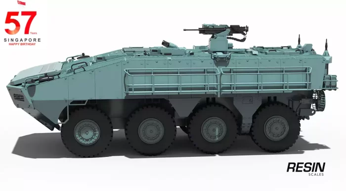 Terrex Infantry Carrier Vehicle (ICV) Singapore Ireland 1:35 Resin Kit - Image 3