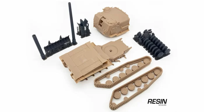 M53/55 Self-Propelled Howitzer 1:35 scale resin kit - Image 3