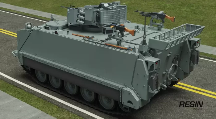 M113 Ultra 40/50 Singapore USA 1:35 Resin Kit - Image 5