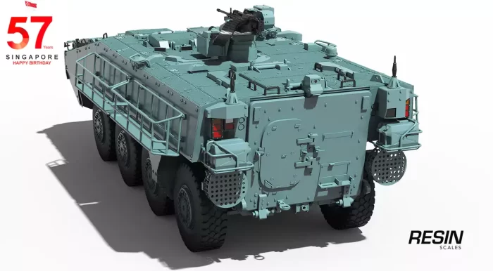 Terrex Infantry Carrier Vehicle (ICV) Singapore Ireland 1:35 Resin Kit - Image 5