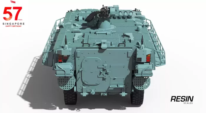 Terrex Infantry Carrier Vehicle (ICV) Singapore Ireland 1:35 Resin Kit - Image 6