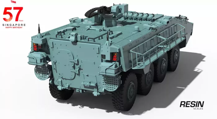 Terrex Infantry Carrier Vehicle (ICV) Singapore Ireland 1:35 Resin Kit - Image 7