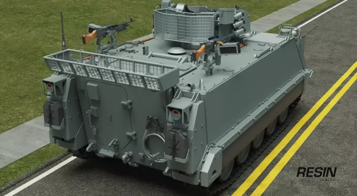 M113 Ultra 40/50 Singapore USA 1:35 Resin Kit - Image 8