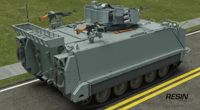 M113 Ultra 40/50 Singapore USA 1:35 Resin Kit - Image 9