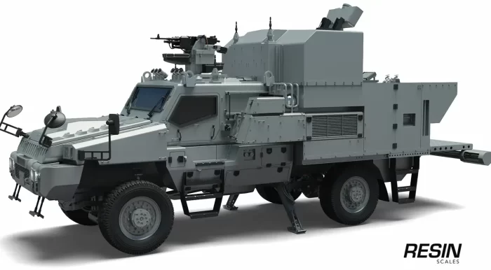 Belrex Protected Vehicle Singapore South Africa 1:35 Resin Kit - Image 2