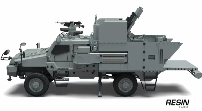 Belrex Protected Vehicle Singapore South Africa 1:35 Resin Kit - Image 3