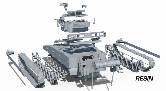 Bionix II 2 Man Turret (2MT) Singapore 1:35 Resin Kit - Image 5
