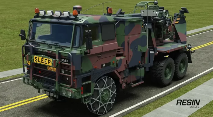 DAF YBZ 3300 Netherlands recovery truck 1:35 Resin Kit - Image 2