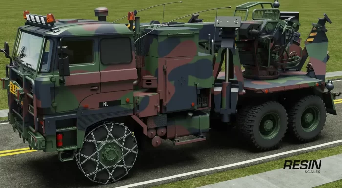 DAF YBZ 3300 Netherlands recovery truck 1:35 Resin Kit - Image 3