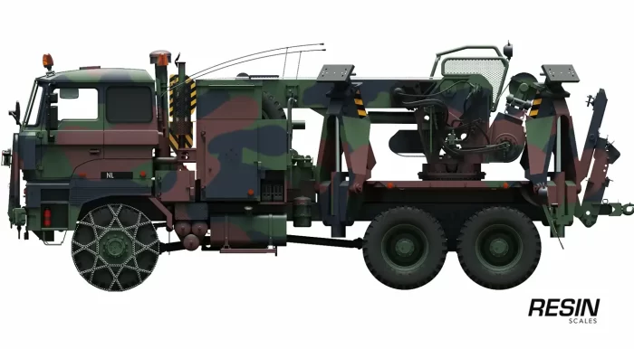 DAF YBZ 3300 Netherlands recovery truck 1:35 Resin Kit - Image 25