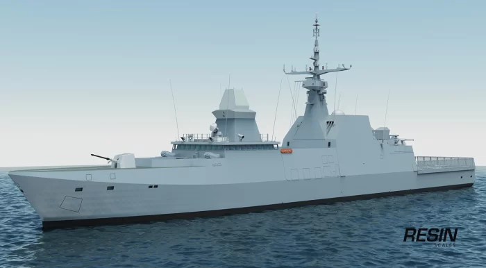 RSS STEADFAST Frigate Singapore 1:350 Resin Kit - Image 3