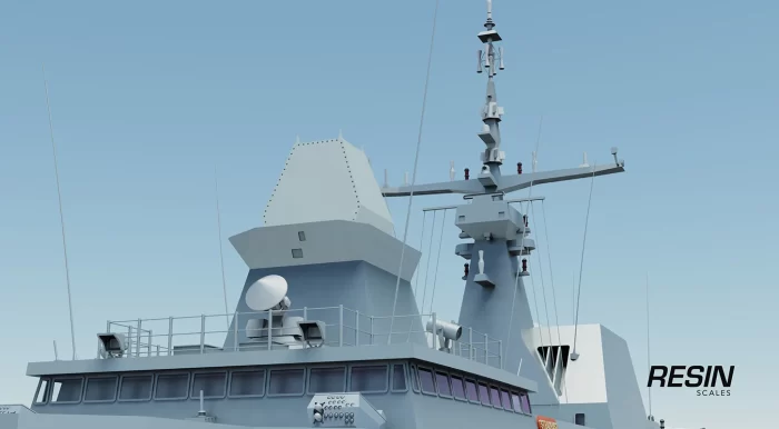 RSS STEADFAST Frigate Singapore 1:350 Resin Kit - Image 14