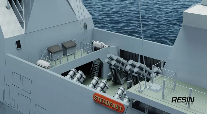 RSS STEADFAST Frigate Singapore 1:350 Resin Kit - Image 16