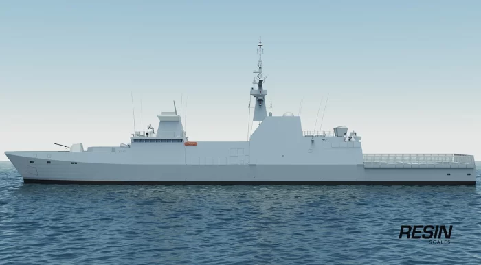 RSS STEADFAST Frigate Singapore 1:350 Resin Kit - Image 4