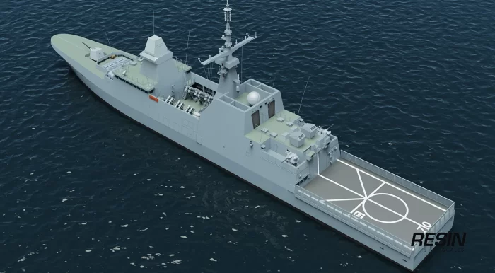 RSS STEADFAST Frigate Singapore 1:350 Resin Kit - Image 25