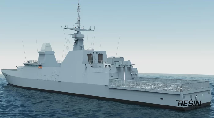 RSS STEADFAST Frigate Singapore 1:350 Resin Kit - Image 5