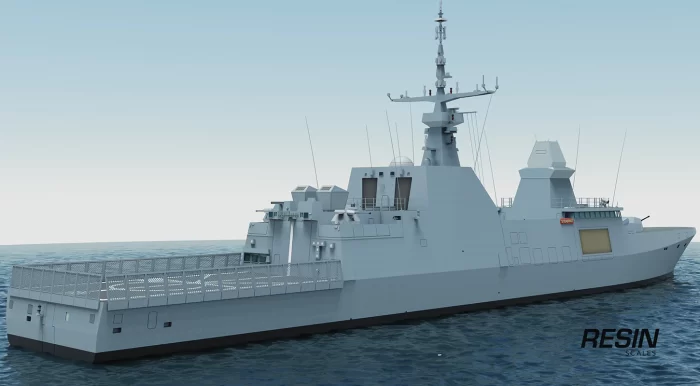 RSS STEADFAST Frigate Singapore 1:350 Resin Kit - Image 7