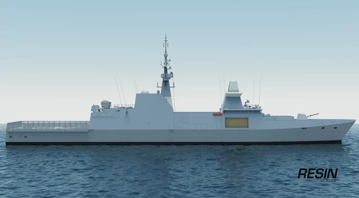 RSS STEADFAST Frigate Singapore 1:350 Resin Kit - Image 8